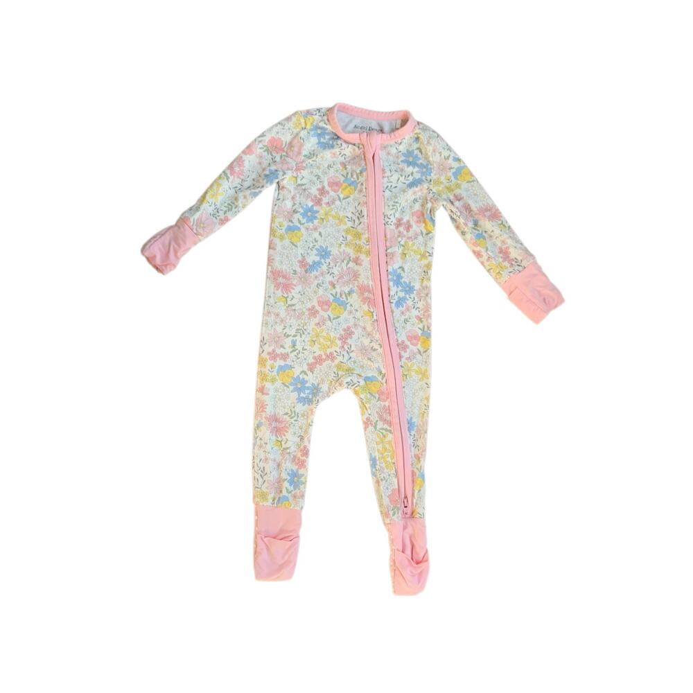 Angel Dear Bamboo Floral Footy